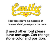 Load image into Gallery viewer, Personalized Custom Name Gold Choker Necklace Pendant