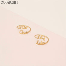 Load image into Gallery viewer, Custom Two Name Rings