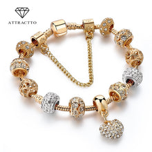 Load image into Gallery viewer, Crystal Heart Charm Bracelets&Bangles