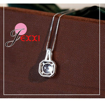 Load image into Gallery viewer, Sterling Silver Super Shining Zircon Pendant
