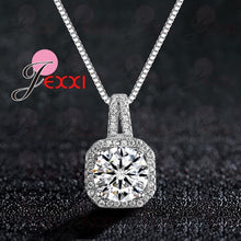 Load image into Gallery viewer, Sterling Silver Super Shining Zircon Pendant
