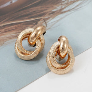 Alloy Drop Earrings