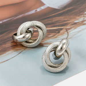 Alloy Drop Earrings