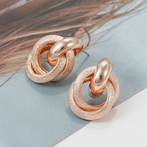 Alloy Drop Earrings