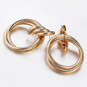 Alloy Drop Earrings