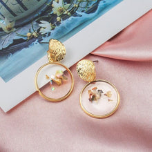 Load image into Gallery viewer, Women Gold Earrings
