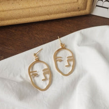 Load image into Gallery viewer, Punk Human Face Drop Earrings
